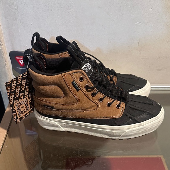 Vans Men's High-Top MTE Sneakers - Black and Brown - Picture 1 of 1